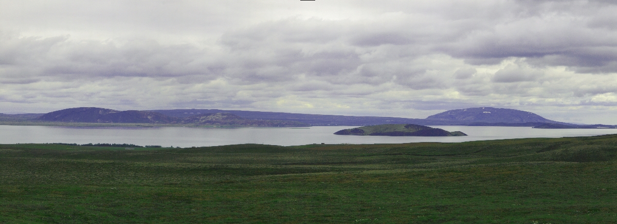 Erster Blick auf den Þingvallavatn See