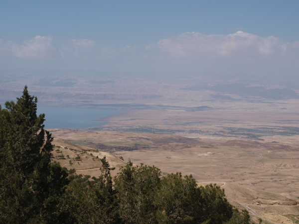 Ausblick auf Israel und das Tote Meer