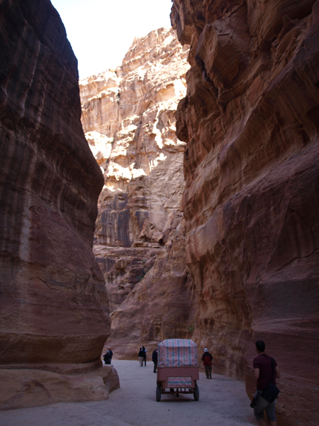 Siq - Zugang zu Petra