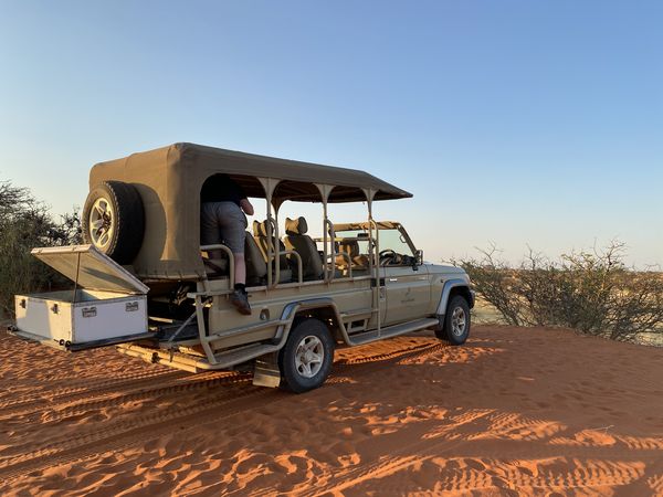 Unser Jeep für die Sundowner-Tour