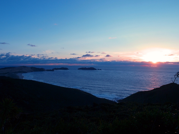 Sonnenuntergang am Cape M.v. Diemen