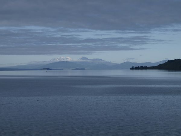  Lake Taupo am frühen Morgen 
