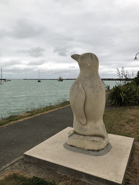 Pinguin-Statue