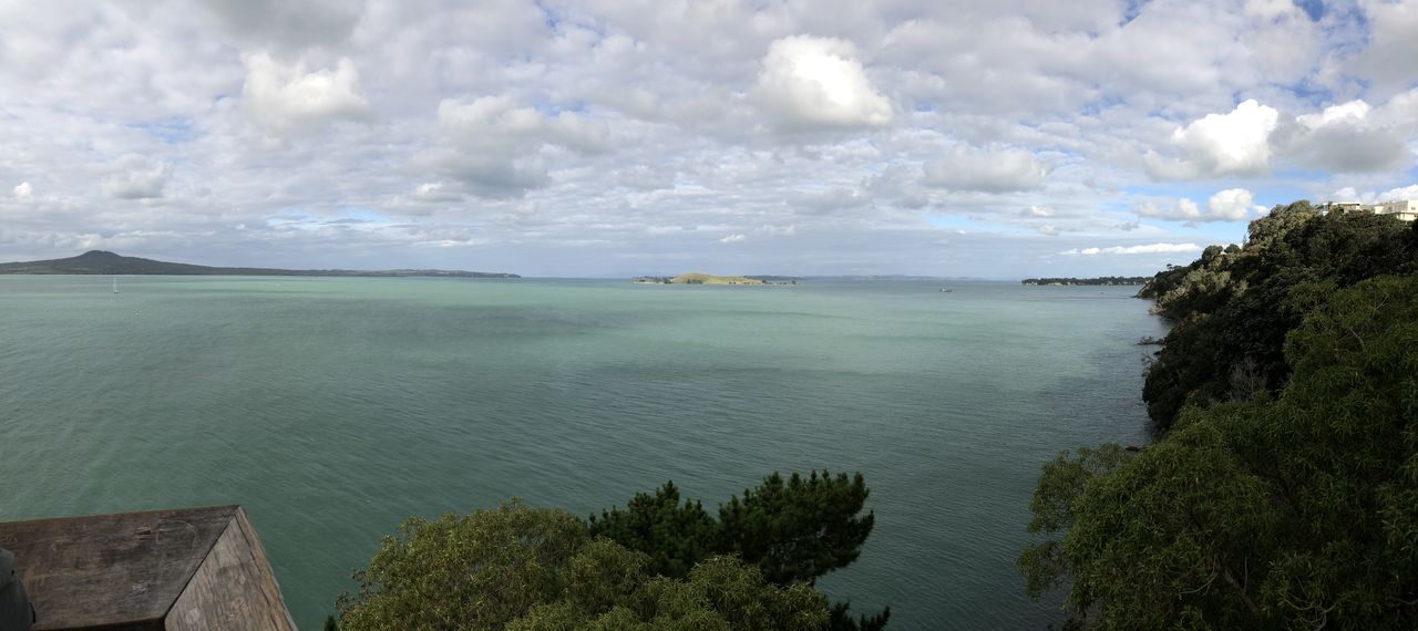 Archilles Point - Blick auf die Bucht vor Auckland