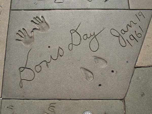 Hand- und Fußabdruck Doris Day