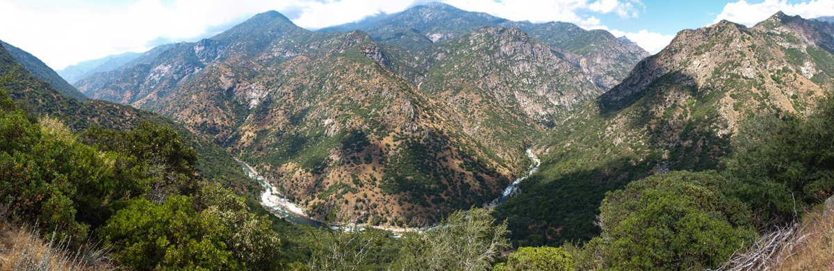 Ausblick auf Kings Canyon und den South Fork Kings River