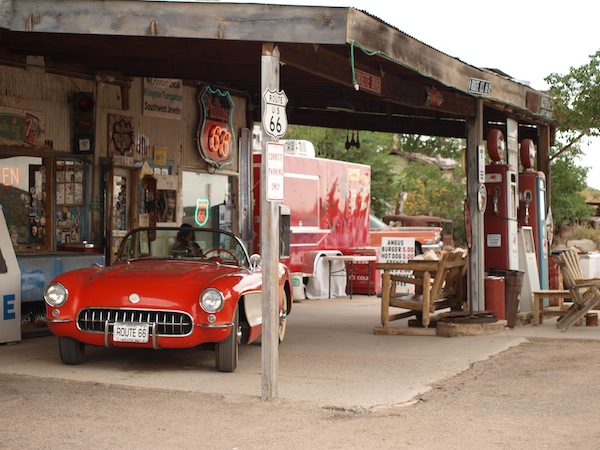 Tankstelle entlang der Route 66