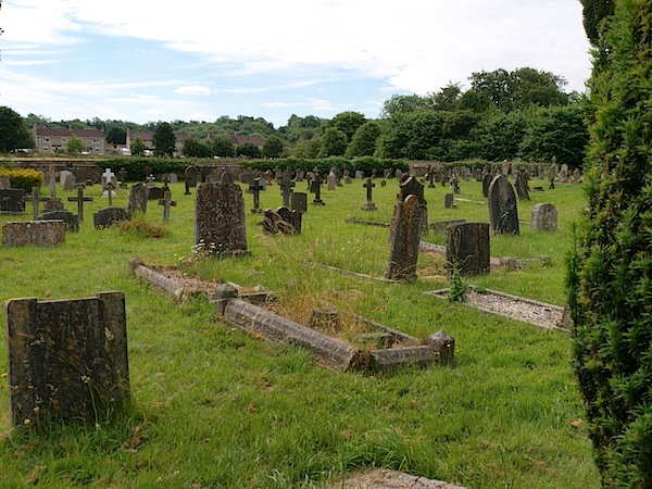 verwitterter Friedhof