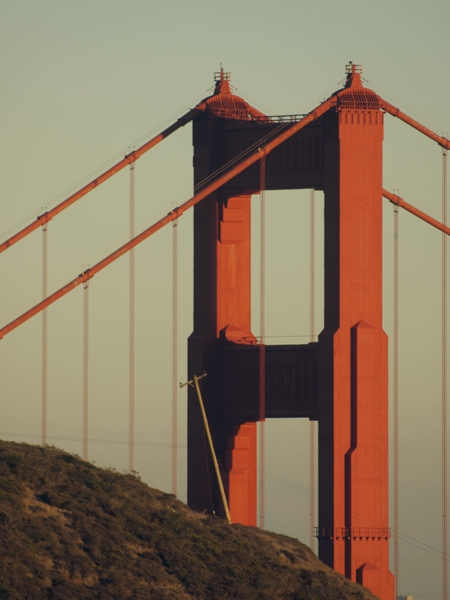 Blick von dem Golden Gate Observation Deck